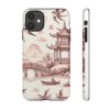 Pink Toile Pattern Elegant Case