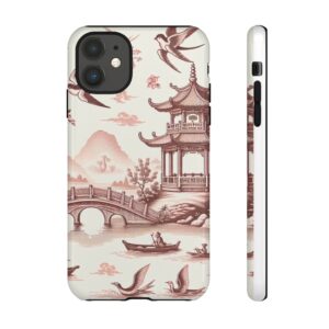 Pink Toile Pattern Elegant Case